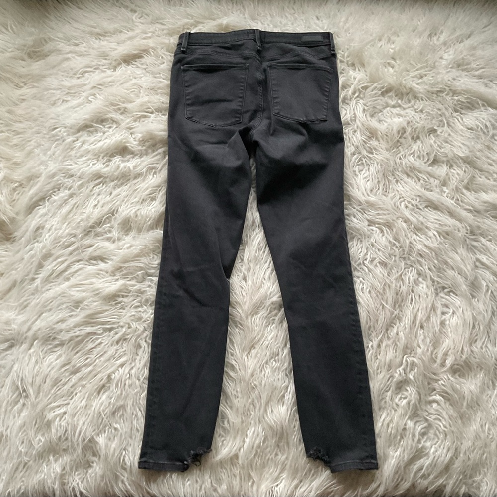 Abercrombie Simone High Rise Ankle Notched Hem Jeans - Picture 6 of 6